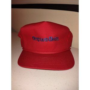 Opryland Hotel Embroidered Rope Hat Cap Leather Strap